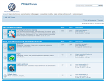 Tablet Screenshot of forum.volkswagen-golf.pl